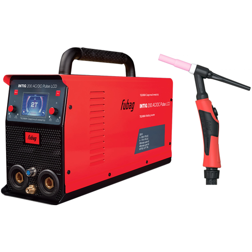 Сварочный аппарат инверторного типа Fubag INTIG 200 ACDC PULSE LCD 31575 горелка FB TIG 26 5P 4m 38459 TIG MMA 11892000₽