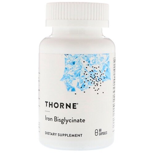 Thorne Research Iron Bisglycinate (Биглицинат железа) 60 капсул