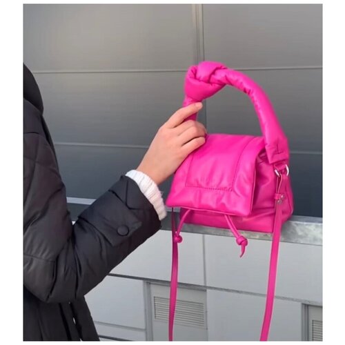 фото Сумка женская «soft mini». цвет фуксия россия