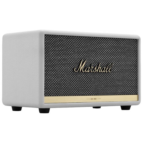 Портативная акустика Marshall Stanmore II EU, 80 Вт, белый портативная акустика marshall kilburn ii 36 вт черный и латунный