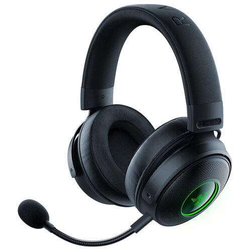 Гарнитура беспроводная Razer Kraken V3 Pro (RZ04-03460100-R3M1) вибрация HyperSense, звук THX, подсветка Chroma RGB