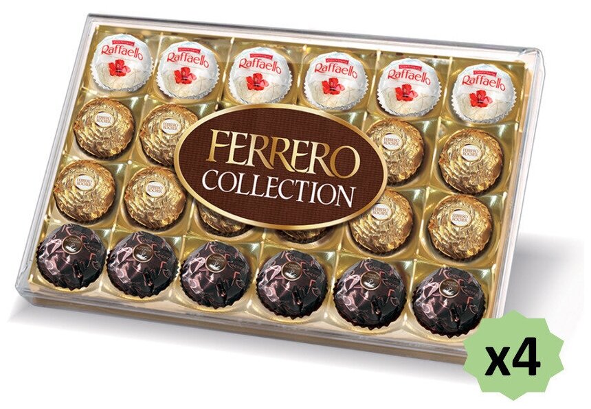 Конфеты Ferrero Collection Т24 Ферреро Коллекция, 269 г х 4 шт