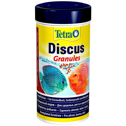 TETRA DISCUS GRANULES корм гранулы для дискусов (1 л х 4 шт) корм зоомир гранулы для дискусов 30 г