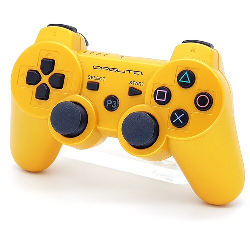 Беспроводной игровой геймпад джойстик Орбита OT-PCG02 DualShock 3 (для PS3) (Bluetooth) Золотой/Gold