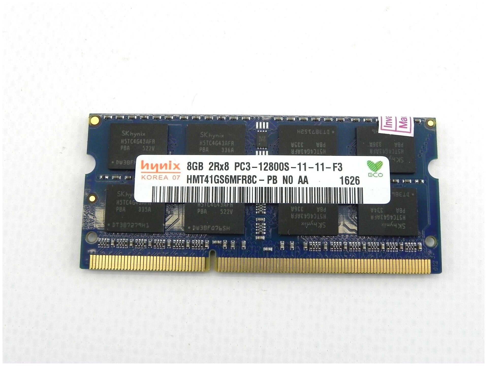 Оперативная память 8 ГБ 1 шт. Hynix DDR3 1600 SO-DIMM 8Gb