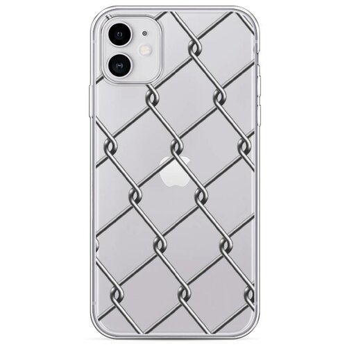 фото Силиконовый чехол "сетка" на apple iphone 11 / айфон 11 case place