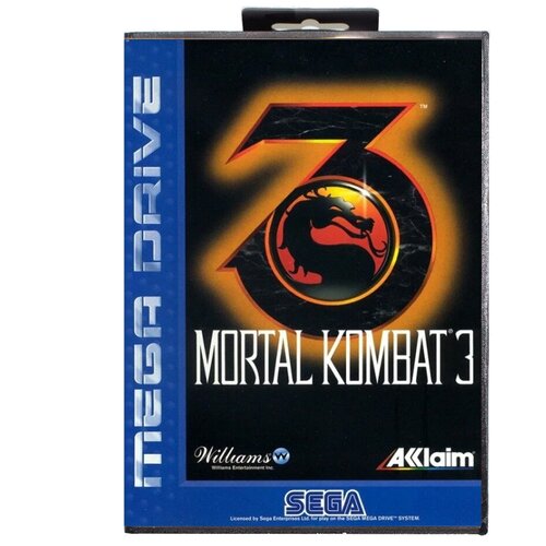 Игра Sega 16 bit MORTAL KOMBAT 3