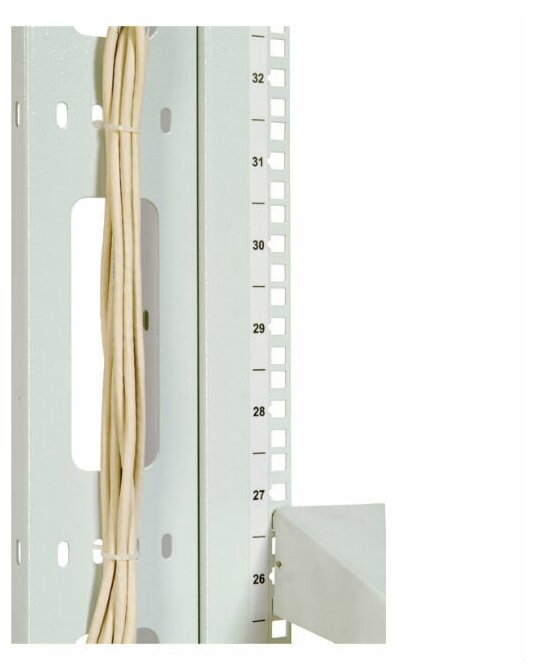 Органайзер ЦМО кабельный вертикальный для стойки внешний с окнами, ширина 95мм 42U