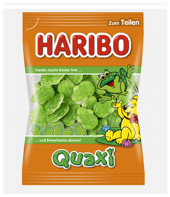 Жевательный мармелад haribo quaxi (Германия) 3 уп. х 200 гр.