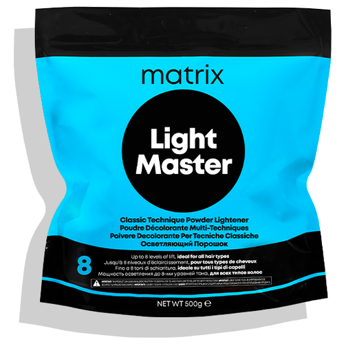 Matrix Обесцвечивающий порошок Light Master, 500 мл, 500 г matrix light master осветляющий порошок 500 гр