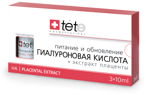 TETe Cosmeceutical Гиалуроновая кислота с эктрактом плаценты 30 ml