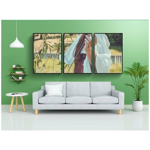 фото Набор модулных постеров для интерьера "история, царицыно, россия" 60x90 см. в тубусе, без рамки lotsprints