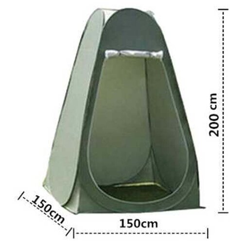 фото Высокая палатка туристическая душ-туалет без дна jovial ct-7533 150см*150см*200см