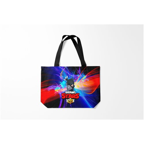 фото Сумка-шоппер / 46х35 см / геймерам / brawl stars crow burnettie