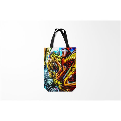 фото Сумка-шоппер / 31х42 см / популярные иллюстрации / граффити твой уличный стиль burnettie
