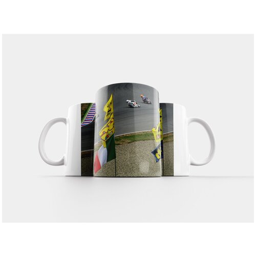 фото Кружка "гонки, гоночный велосипед, скорость" 320 мл lotsprints