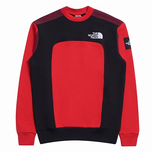 Толстовка The North Face Men's Black Box Cut And Sew Crew TNF Red / XL