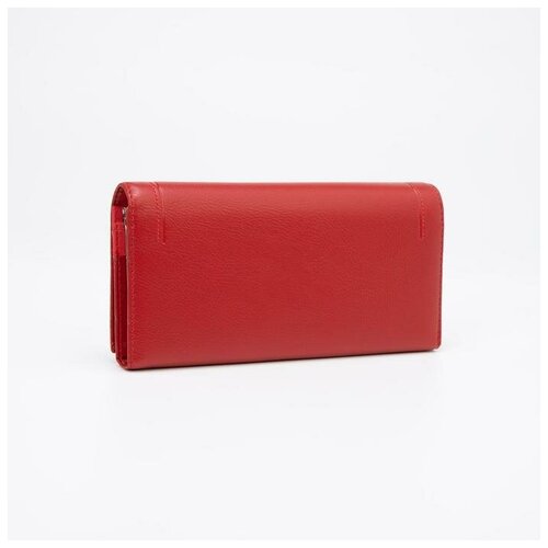 фото Кошелёк женский, 3 отдела на магнитах, цвет красный нет бренда