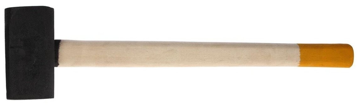 Кувалда кованая ЛОМ, 8 кг, деревянная рукоятка