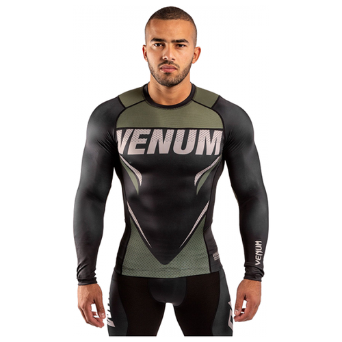 Рашгард Venum ONE FC Impact Black/Dark Camo L/S (XS)