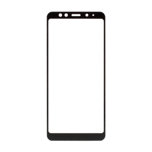 Защитное стекло на Samsung SM-A730F, Galaxy A8 Plus (2018), 3D Fiber, черный