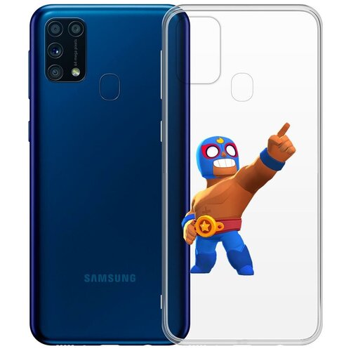 фото Чехол-накладка clear case brawl stars-эль примо для samsung galaxy m31 (m315) krutoff group