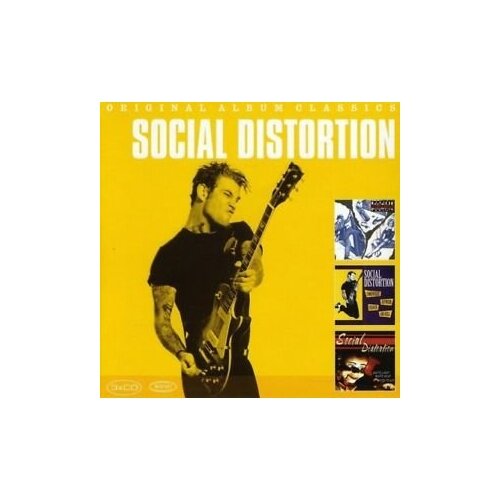 фото Компакт-диски, sony music, social distortion - original album classics (social distortion / somewhere between heaven and hell / white light, white (3cd)