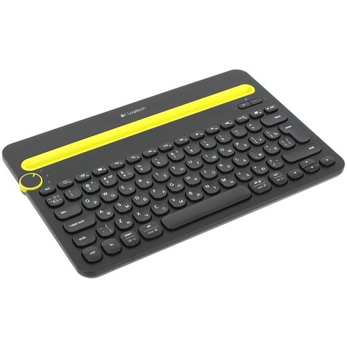 Беспроводная клавиатура Logitech K480 Multi-Device черный, английская/русская (ISO), 1 шт. клавиатура беспроводная logitech k480 multi device black