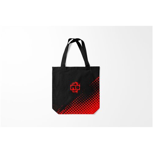 фото Сумка-шоппер / 40х40 см / рок / radiohead rammstein burnettie