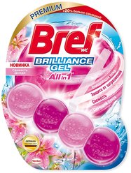 Bref туалетный блок Brilliance Gel Свежесть Дождя, 0.042 кг