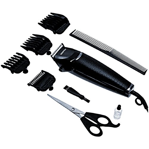Машинка для стрижки волосбородыбритьяпрофессиональнаяэлектрическаячернаяс насадкамиподарок мужчинепапемужупарню 403600₽