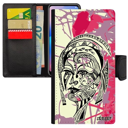 фото Защитный чехол книжка для мобильного // galaxy s7 // "портрет женщины" феерия лицо, utaupia, розовый