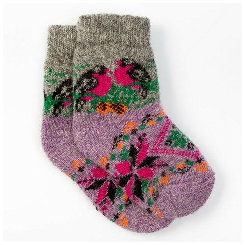 фото Носки стильная шерсть размер 26, серый