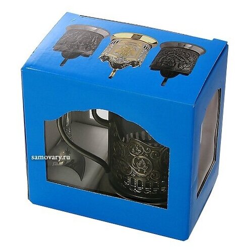 Подарочная коробка для подстаканника стакана и ложки 190800₽