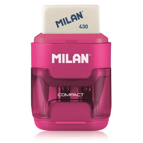 Ластик -точилка Milan Compact, в ассортименте , 1 шт.