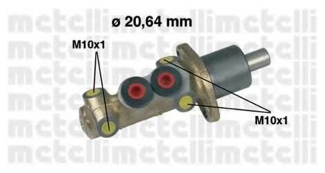 Главный Тормозной Цилиндр Metelli арт. 050059