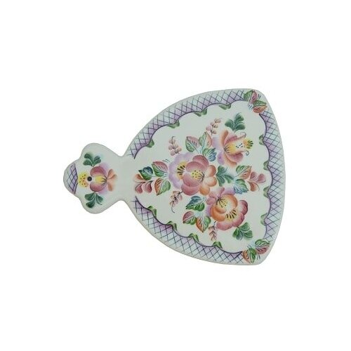 Доска разделочная сервировочная Русский сувенир (Цветы) Семикаракорская керамика