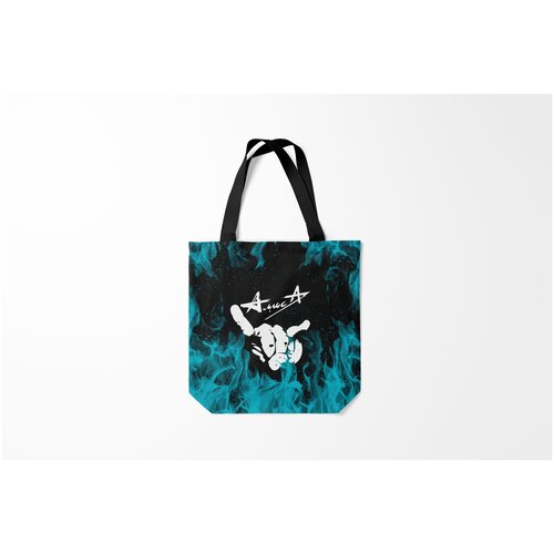 фото Сумка-шоппер / 40х40 см / рок / алиса burnettie