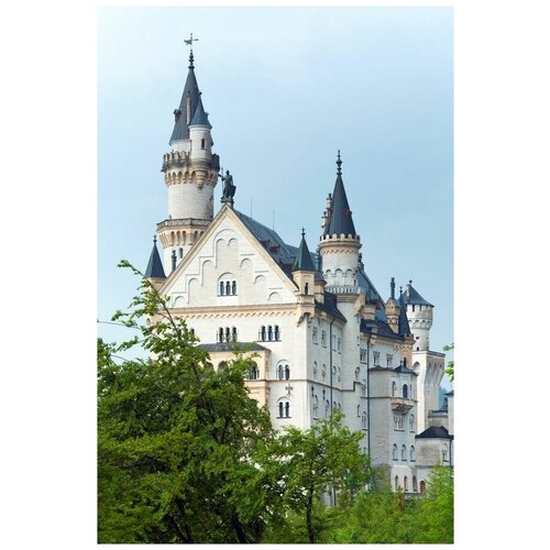 фото Постер на холсте замок (castle) №9 60см. x 90см. твой постер