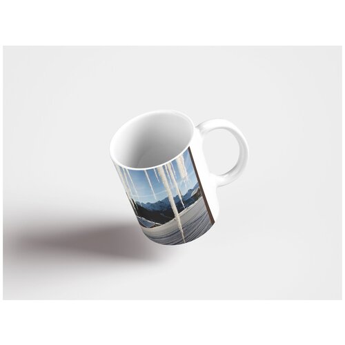 фото Кружка "горы, зима, хижина" 320 мл lotsprints