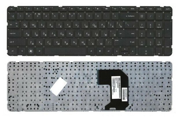 Клавиатура для HP Pavilion g7-1000 g7-2000 V121146AS1 640208-251 SN6109 633736-001 646568-251 без рамки 840₽