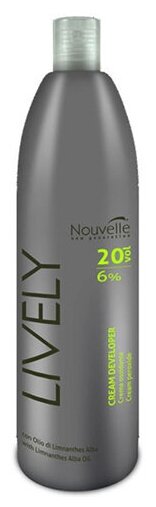 Окислительная эмульсия Nouvelle Lively 3, 6, 9, 12% (10/20/30/40 VOL) для окрашивания волос 1000 мл (Окислительная эмульсия 3% 10 VOL 1000 мл)