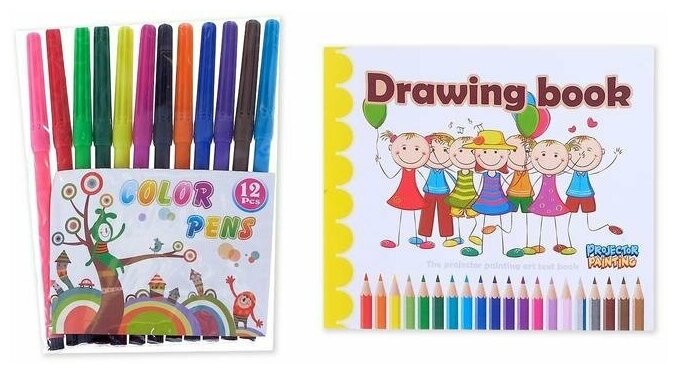 Проектор Учимся рисовать со слайдами и фломастерами световые эффекты