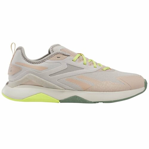 фото Кроссовки reebok nanoflex adventure tr 2, размер 10 us, розовый, желтый