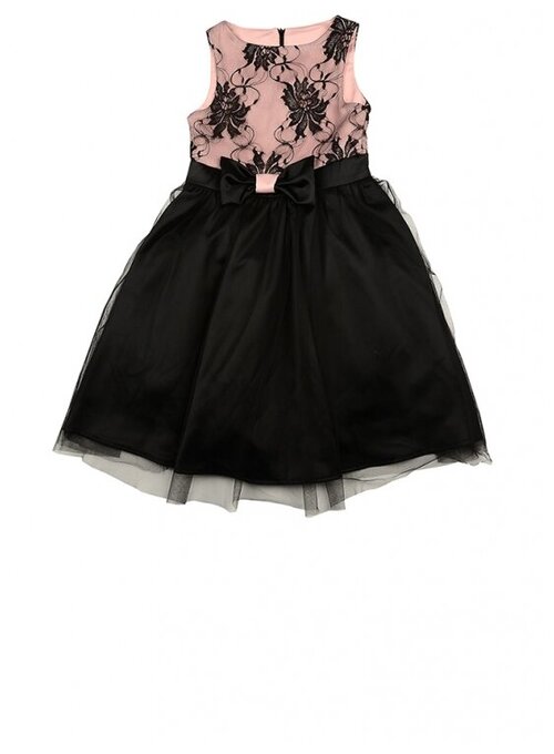 Платье Mini Maxi, размер 128, розовый, черный