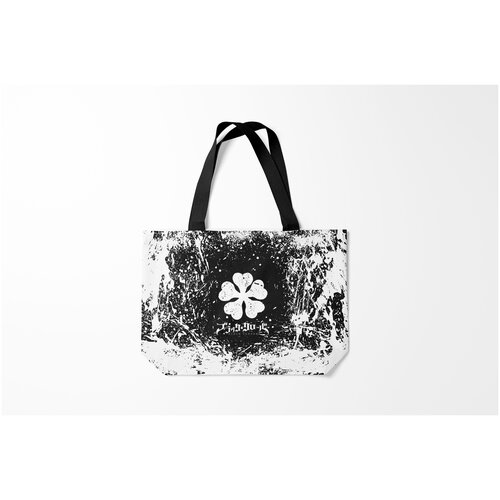 фото Сумка-шоппер / 46х35 см / аниме / черный клевер лого burnettie