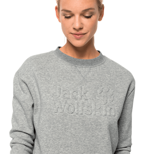 Пуловер Jack Wolfskin, размер S, серый