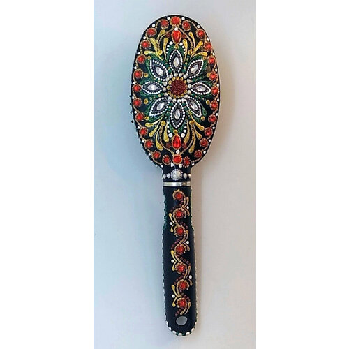 Массажная расческа "Цветок". Авторская работа.