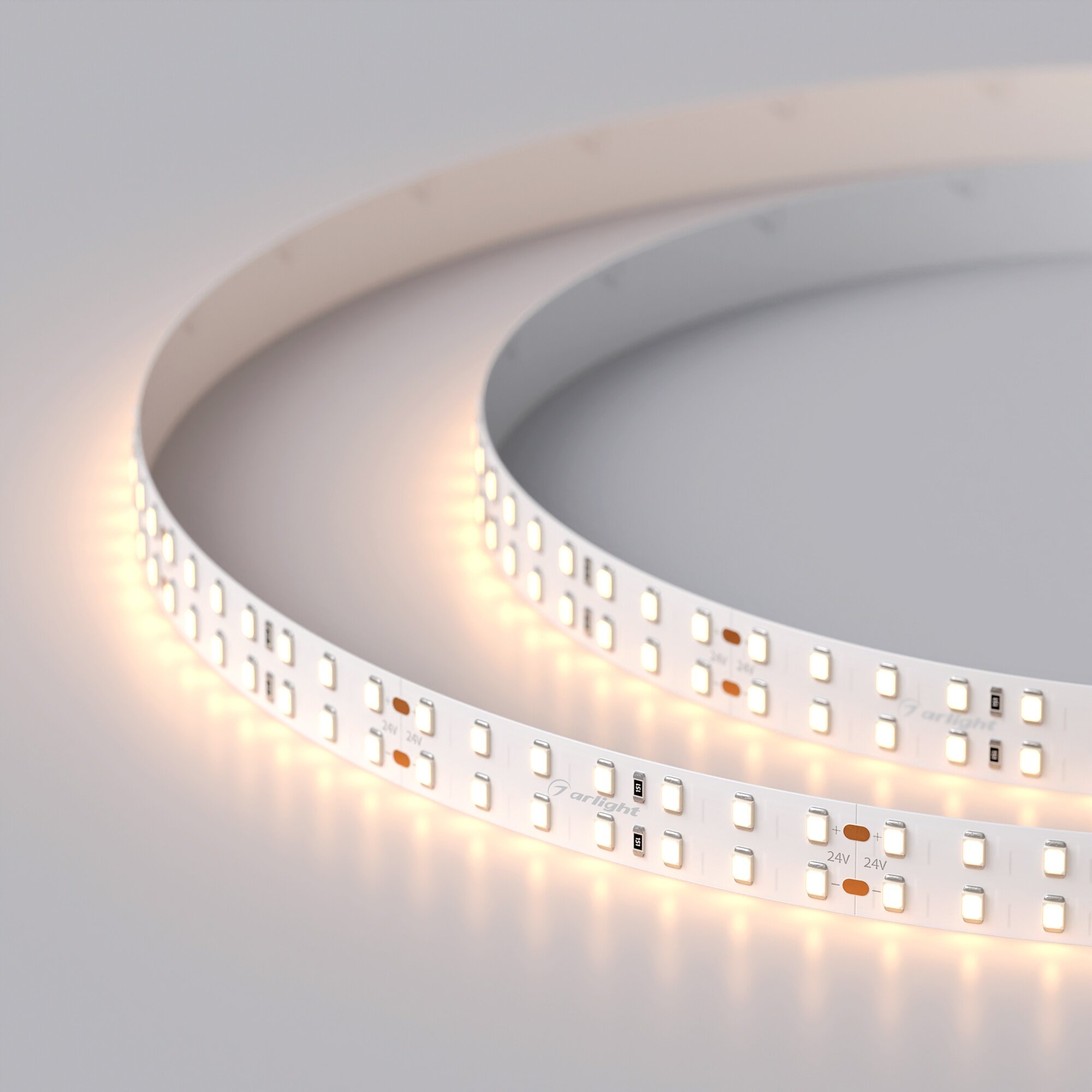 RT 2-5000 Warm2700 2x2 019091(B) Светодиодная лента 24В (2835, IP33, 980 LED, LUX, 5 м) Arlight - фото №8