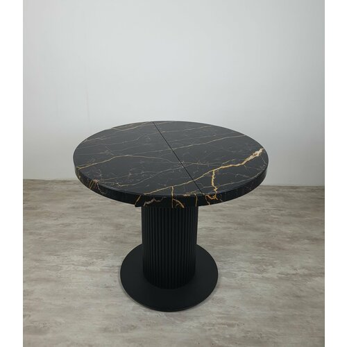 Стол обеденный Амур, круглый, раздвижной в сборе 90х90х120 (в раскладе), высота 75